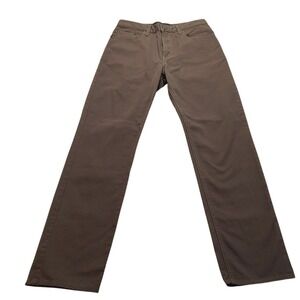 Oggi Oxford Power Jeans Men's 30x31 Gray Taupe Pants Straight Leg Cotton New NWT